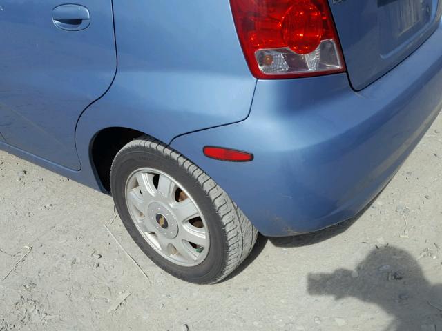 KL1TJ62674B214791 - 2004 CHEVROLET AVEO LS BLUE photo 9