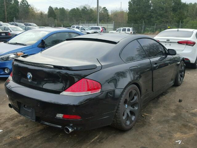 WBAEH73435B215676 - 2005 BMW 645 CI AUT BLACK photo 4