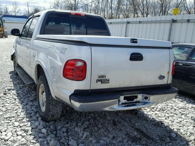 1FTRW08L61KB32318 - 2001 FORD F150 SUPER SILVER photo 3