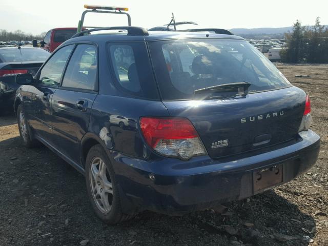 JF1GG67595H811406 - 2005 SUBARU IMPREZA RS BLUE photo 3