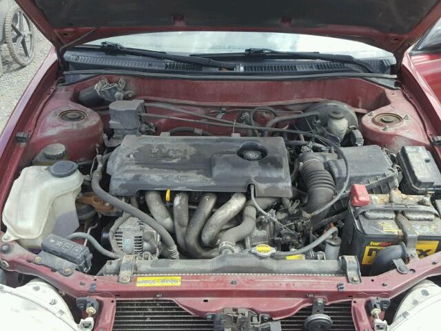 2T1BR12E0YC334897 - 2000 TOYOTA COROLLA VE MAROON photo 7