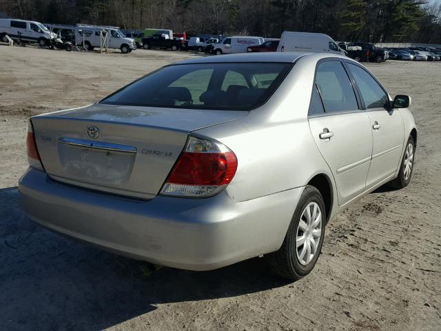 4T1BE32K96U747443 - 2006 TOYOTA CAMRY LE GRAY photo 4