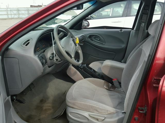 1FAFP52U6WG212104 - 1998 FORD TAURUS LX RED photo 5