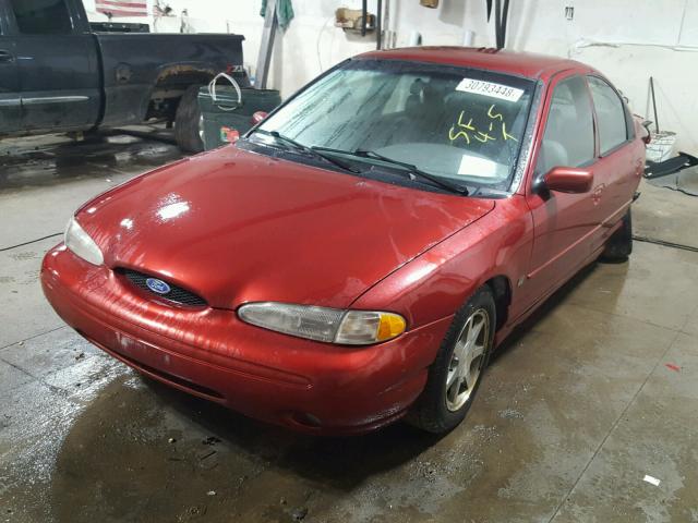 3FALP67L4TM131614 - 1996 FORD CONTOUR SE RED photo 2