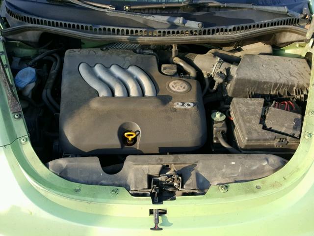 3VWCK21C33M425481 - 2003 VOLKSWAGEN NEW BEETLE მწვანე ფოტო 7