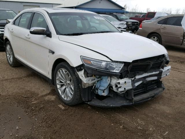 1FAHP2F88FG141153 - 2015 FORD TAURUS LIM WHITE photo 1