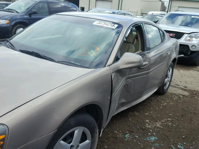 2G2WP552971158658 - 2007 PONTIAC GRAND PRIX GOLD photo 9