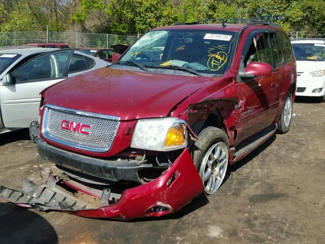 1GKES63M672251478 - 2007 GMC ENVOY DENA BURGUNDY photo 2