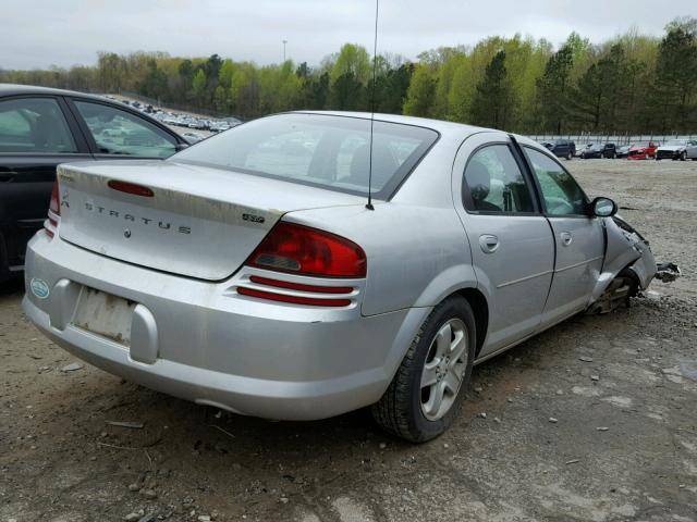 1B3EL46X43N513592 - 2003 DODGE STRATUS SE SILVER photo 4