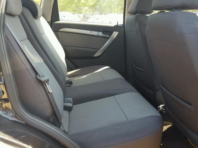 KL1TD66E69B619864 - 2009 CHEVROLET AVEO LS BLACK photo 6
