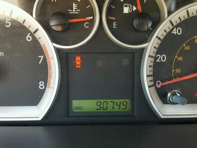 KL1TD66E69B619864 - 2009 CHEVROLET AVEO LS BLACK photo 8