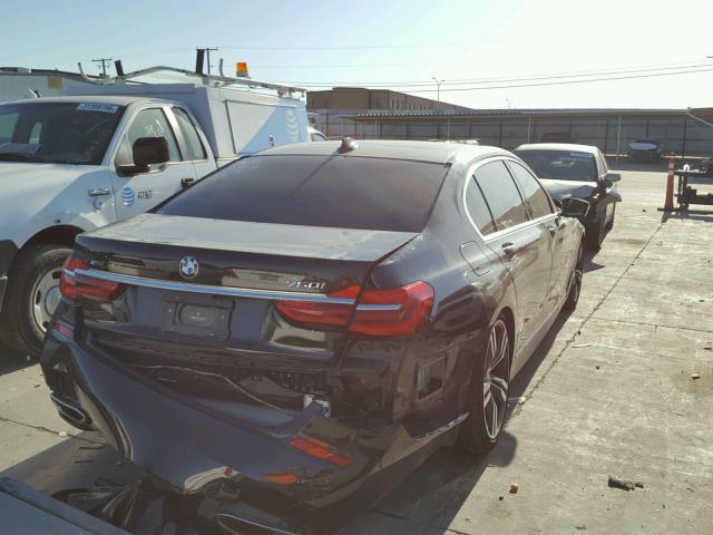 WBA7F2C56GG415709 - 2016 BMW 750 BLACK photo 4