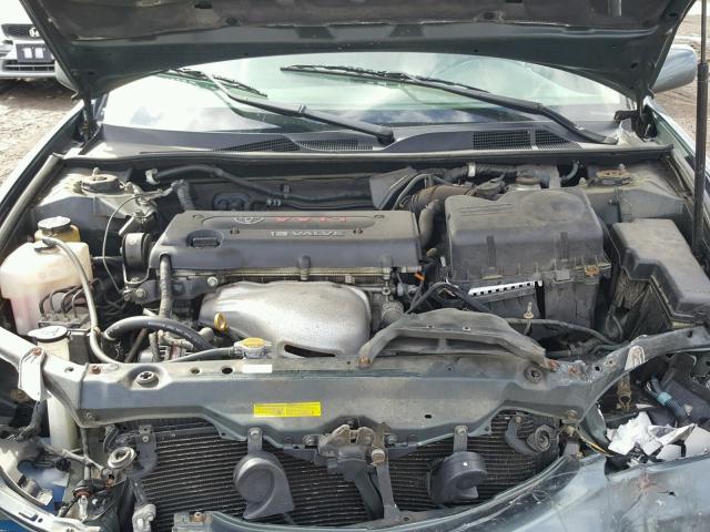 4T1BE32K64U275344 - 2004 TOYOTA CAMRY LE GREEN photo 7