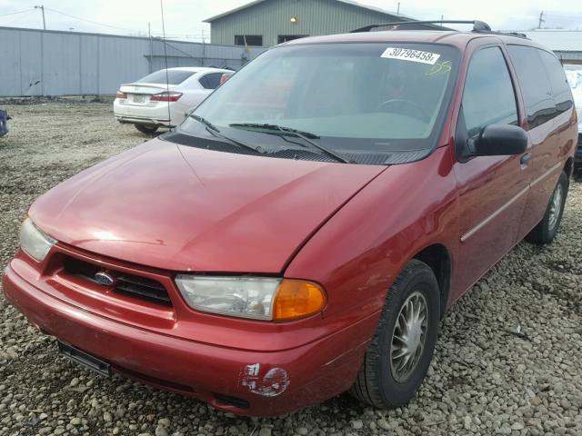 2FMZA5143WBD96933 - 1998 FORD WINDSTAR W RED photo 2