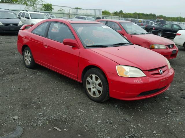 1HGEM22933L068542 - 2003 HONDA CIVIC EX წითელი ფოტო 1