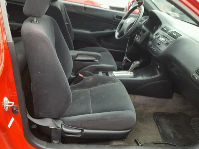 1HGEM22933L068542 - 2003 HONDA CIVIC EX წითელი ფოტო 5