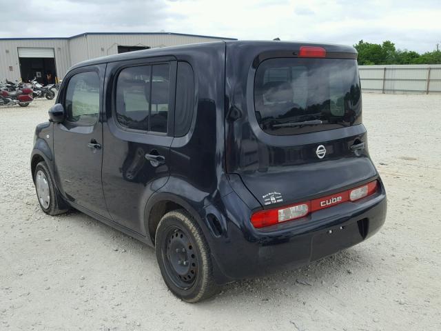 JN8AZ2KR8BT207209 - 2011 NISSAN CUBE BASE BLACK photo 3