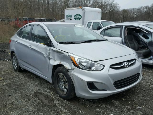 KMHCT4AE5GU029675 - 2016 HYUNDAI ACCENT SE SILVER photo 1