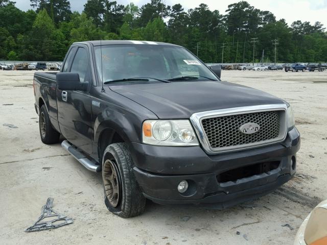 1FTRF12236KE03512 - 2006 FORD F150 BLACK photo 1