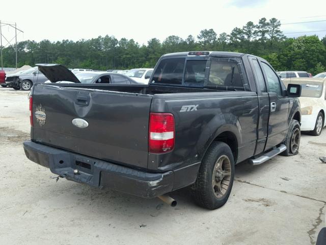 1FTRF12236KE03512 - 2006 FORD F150 BLACK photo 4