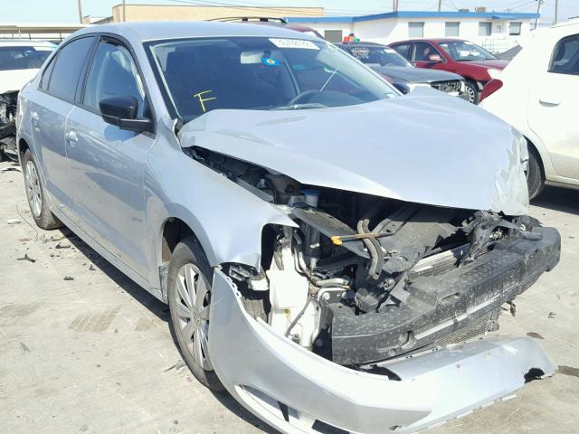 3VW2K7AJ0EM243294 - 2014 VOLKSWAGEN JETTA BASE 银色 照片 1
