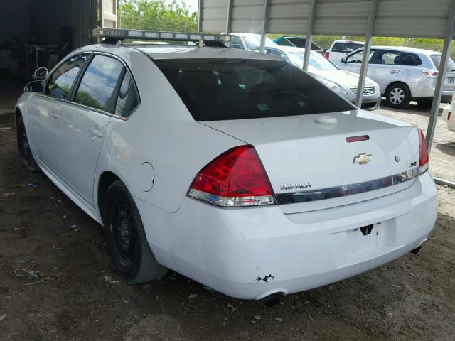 2G1WD5EMXB1187996 - 2011 CHEVROLET IMPALA POL WHITE photo 3