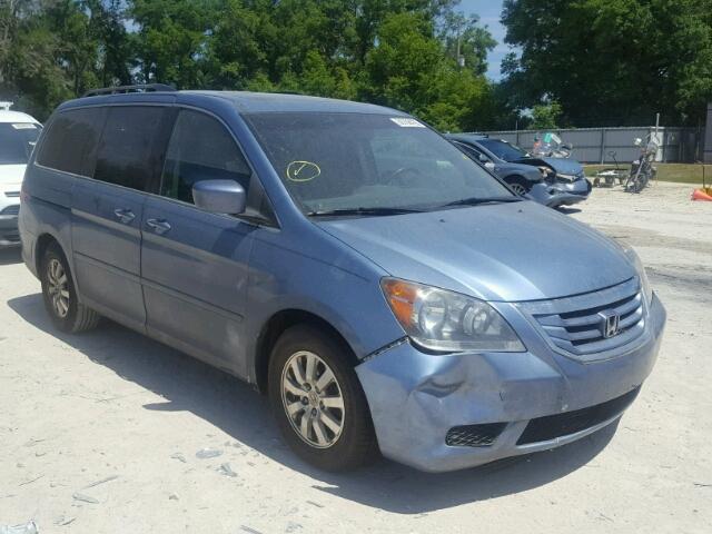 5FNRL3H6XAB080614 - 2010 HONDA ODYSSEY EX BLUE photo 1