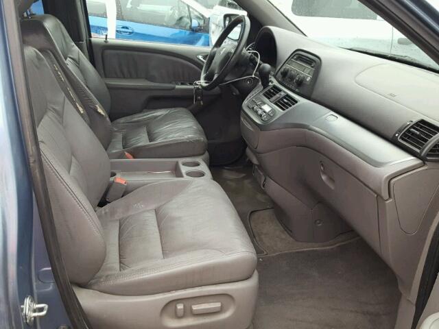 5FNRL3H6XAB080614 - 2010 HONDA ODYSSEY EX BLUE photo 5