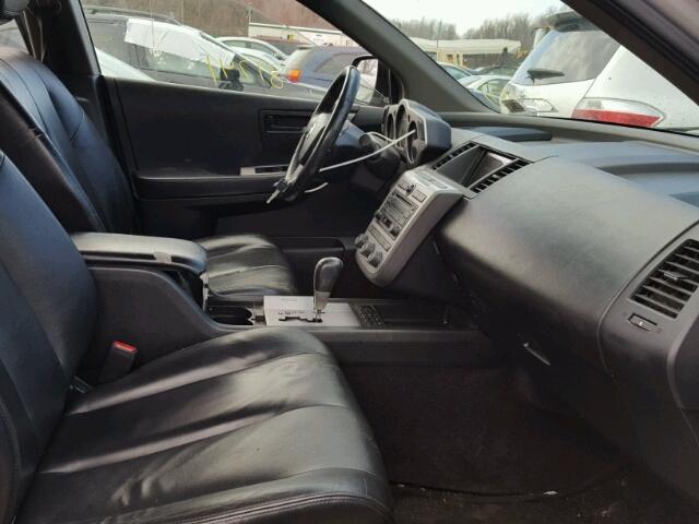 JN8AZ08W53W217262 - 2003 NISSAN MURANO SL GRAY photo 5