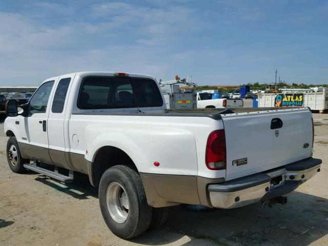 1FTWX32P14EB89560 - 2004 FORD F350 SUPER WHITE photo 3