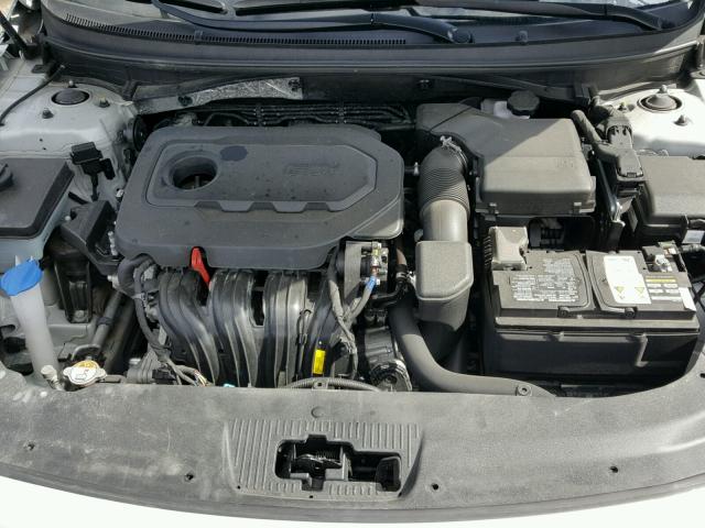 5NPE24AF7HH538820 - 2017 HYUNDAI SONATA SE SILVER photo 7