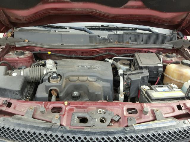 2CNDL13F876106580 - 2007 CHEVROLET EQUINOX LS BURGUNDY photo 7