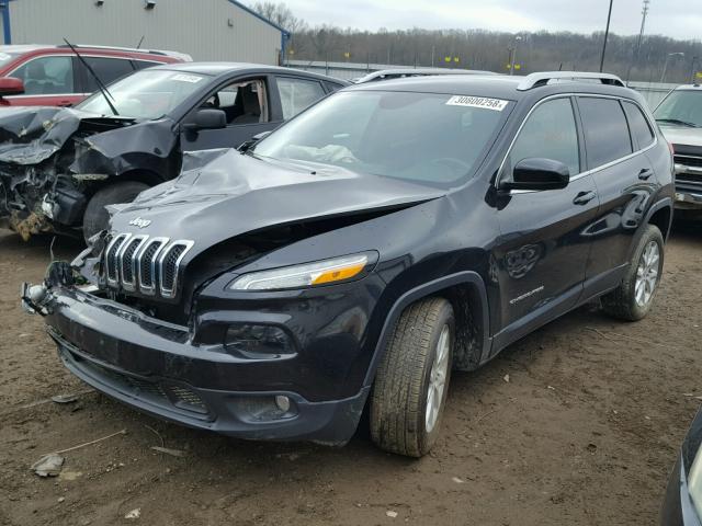 1C4PJLCB3EW172392 - 2014 JEEP CHEROKEE L BLACK photo 2