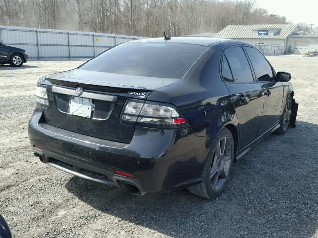 YS3FM47R381148345 - 2008 SAAB 9-3 TURBOX BLACK photo 4