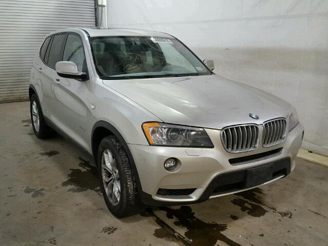 5UXWX7C56BL735443 - 2011 BMW X3 XDRIVE3 SILVER photo 1