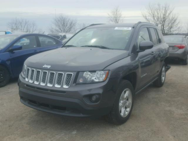 1C4NJCEA2HD151481 - 2017 JEEP COMPASS LA GRAY photo 2