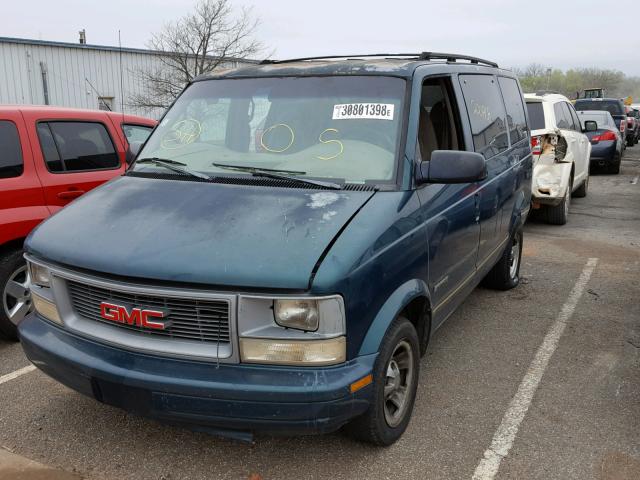 1GKDM19W8TB537165 - 1996 GMC SAFARI XT GREEN photo 2