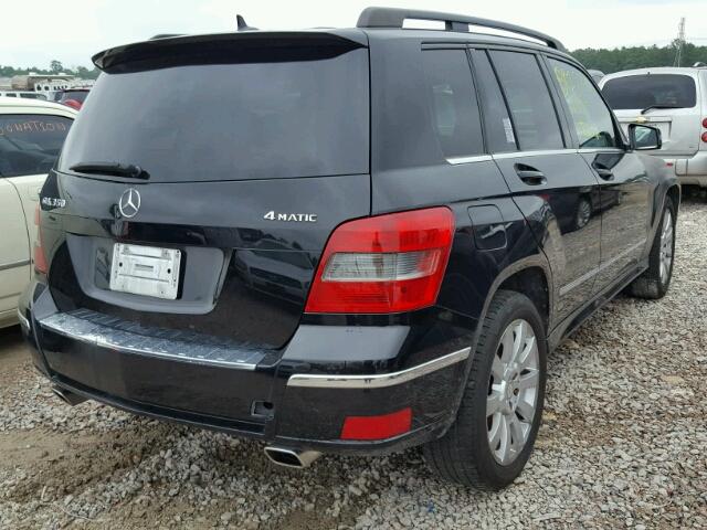 WDCGG8HB6BF597826 - 2011 MERCEDES-BENZ GLK 350 4M BLACK photo 4