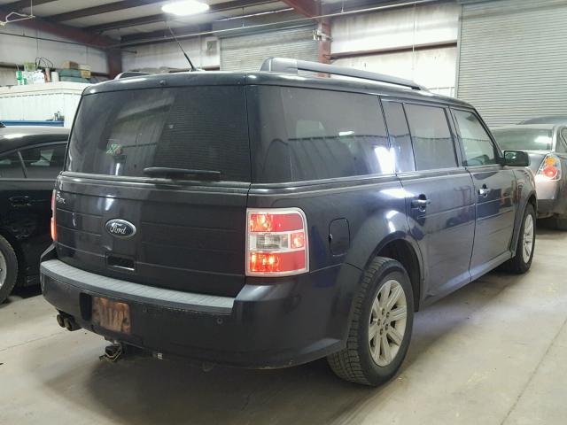 2FMGK5BC1ABA51192 - 2010 FORD FLEX SE BLACK photo 4