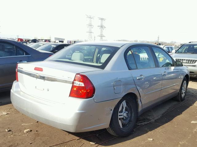 1G1ZS51806F257080 - 2006 CHEVROLET MALIBU LS 银色 照片 4