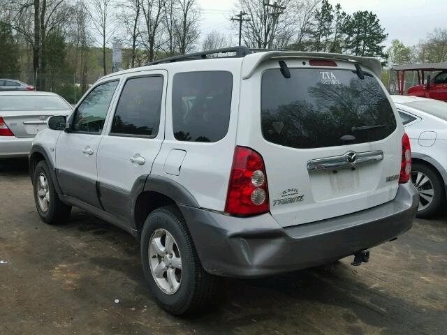 4F2CZ06116KM08376 - 2006 MAZDA TRIBUTE S WHITE photo 3