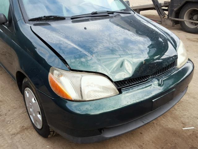 JTDAT123320202052 - 2002 TOYOTA ECHO GREEN photo 9