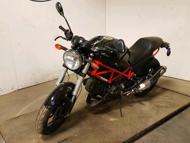 ZDM1RADM97B092726 - 2007 DUCATI MONSTER 69 BLACK photo 2