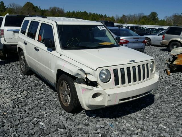 1J8FT28W98D520734 - 2008 JEEP PATRIOT SP WHITE photo 9