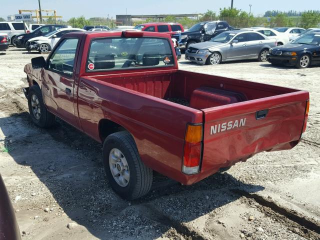 1N6SD11S3RC389924 - 1994 NISSAN TRUCK BASE RED photo 3