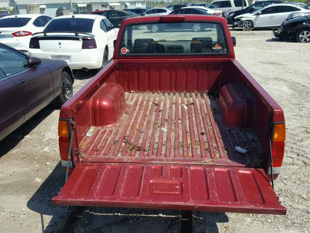 1N6SD11S3RC389924 - 1994 NISSAN TRUCK BASE RED photo 6