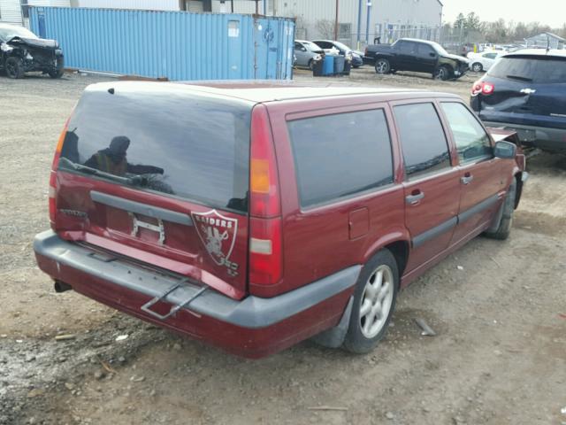 YV1LW5518S2149705 - 1995 VOLVO 850 BASE MAROON photo 4