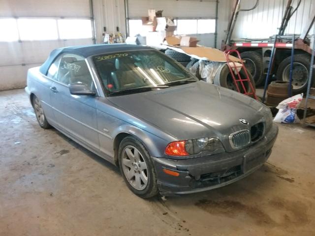 WBABS33481JY51720 - 2001 BMW 325 CI GRAY photo 1