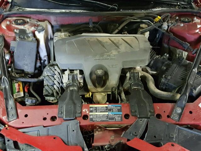 2G2WP552381165042 - 2008 PONTIAC GRAND PRIX RED photo 7