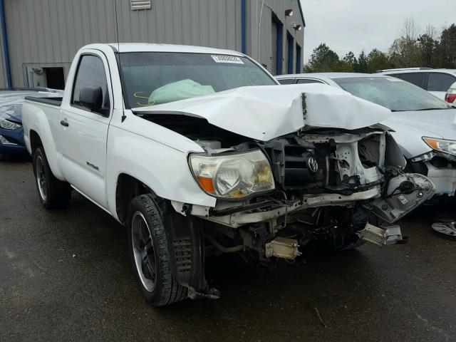 5TENX22N49Z646922 - 2009 TOYOTA TACOMA WHITE photo 1